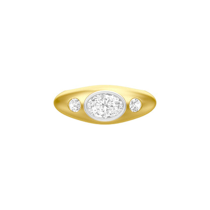 The Oval Radiance Diamond Men's Ring