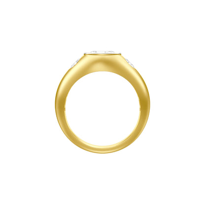 The Oval Radiance Diamond Men's Ring