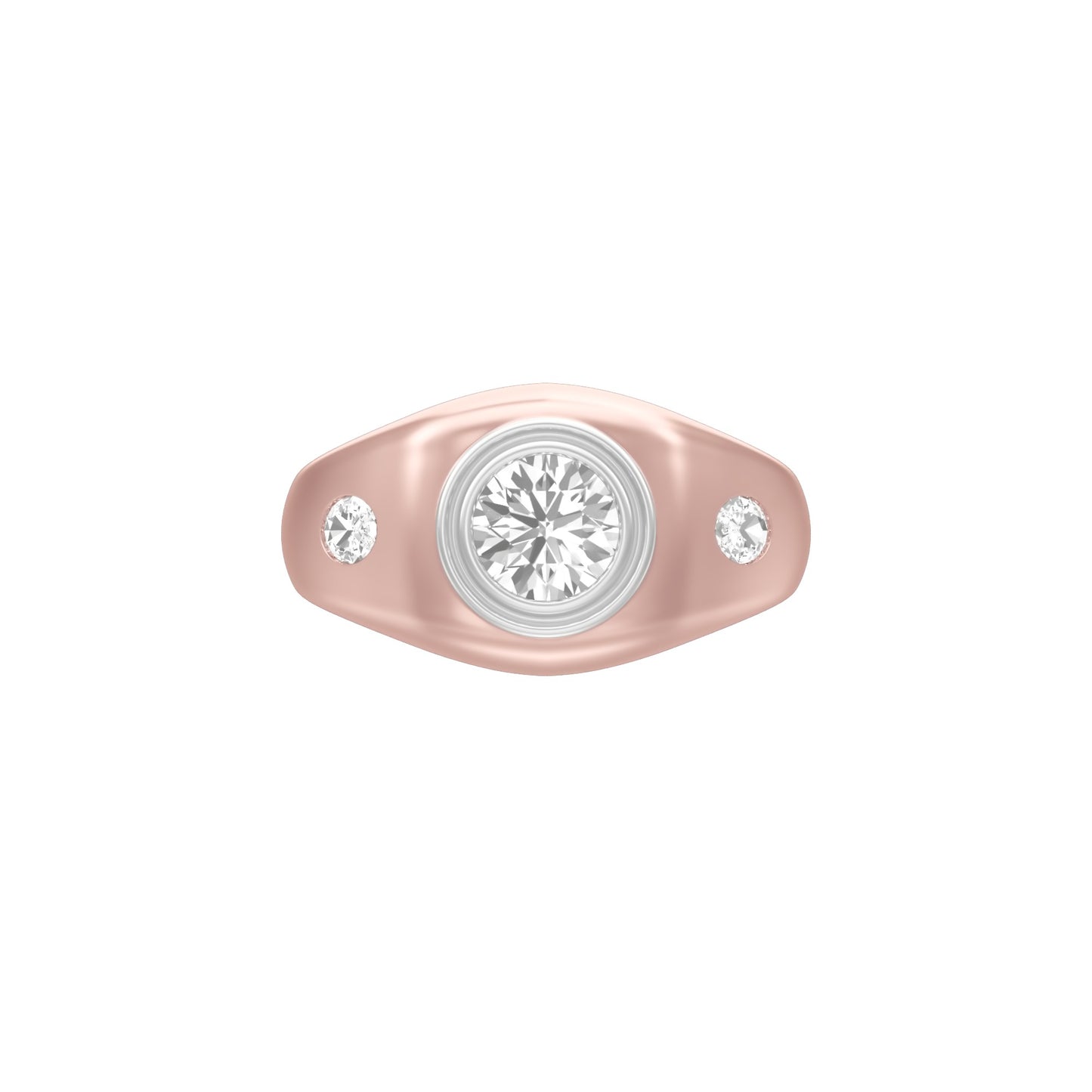 Glow Capsule Diamond Men's Ring