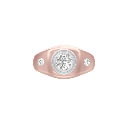 Glow Capsule Diamond Men's Ring