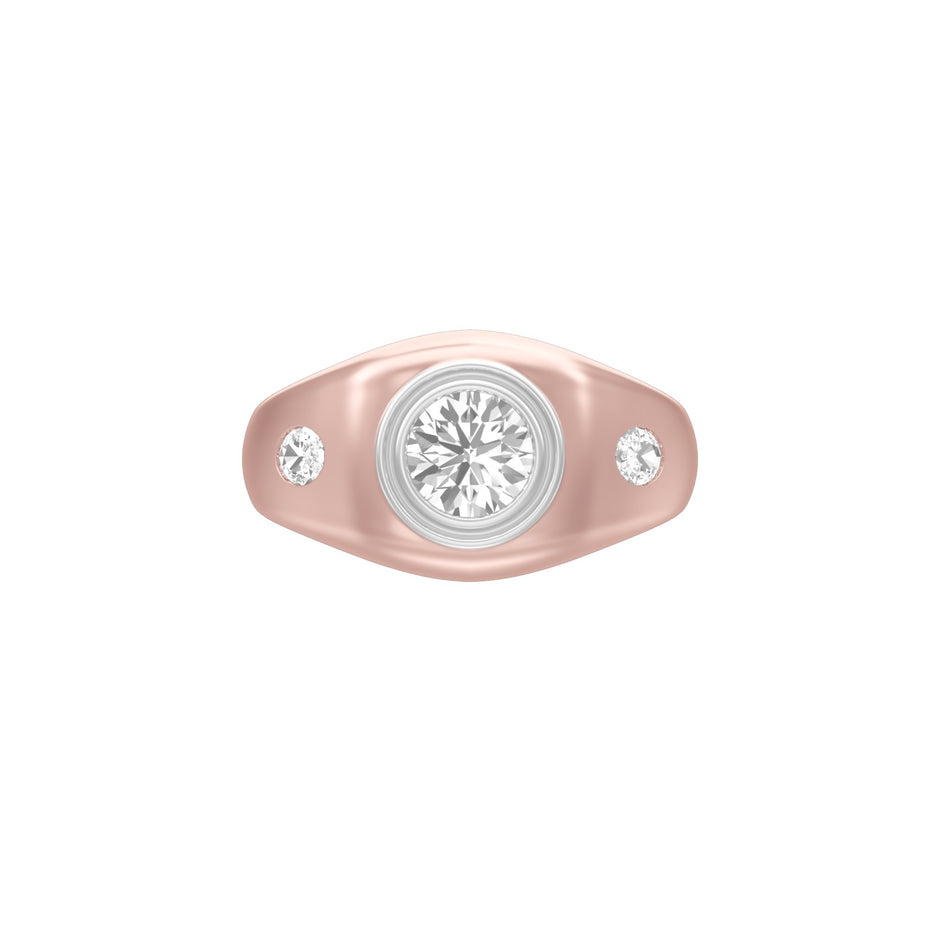 Glow Capsule Diamond Men's Ring