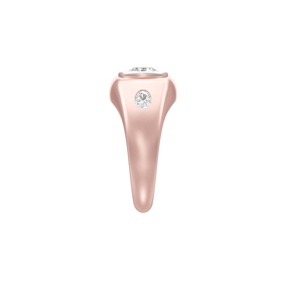 Glow Capsule Diamond Men's Ring