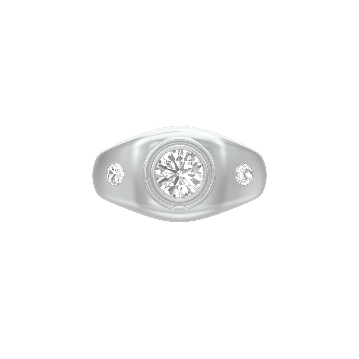 Glow Capsule Diamond Men's Ring