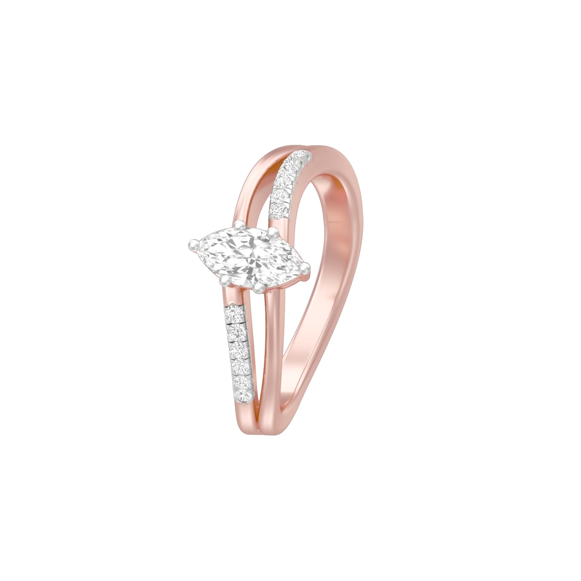 KI-LR00114 18 KT / Rose Gold / 18