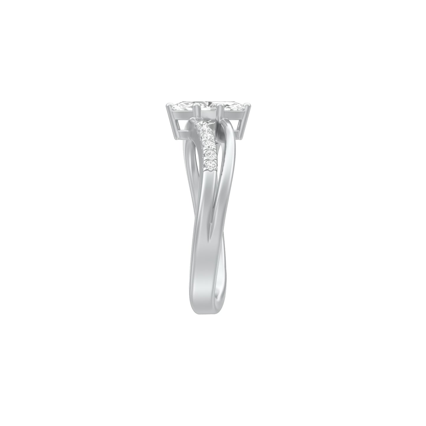 KI-LR00114 18 KT / White Gold / 18