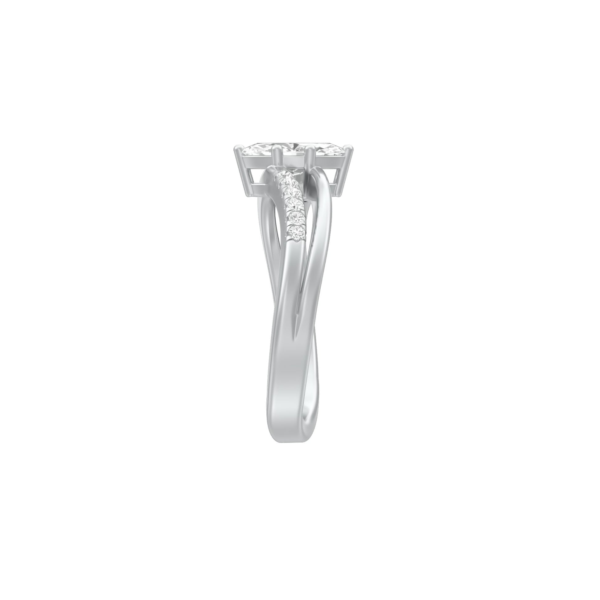KI-LR00114 18 KT / White Gold / 18