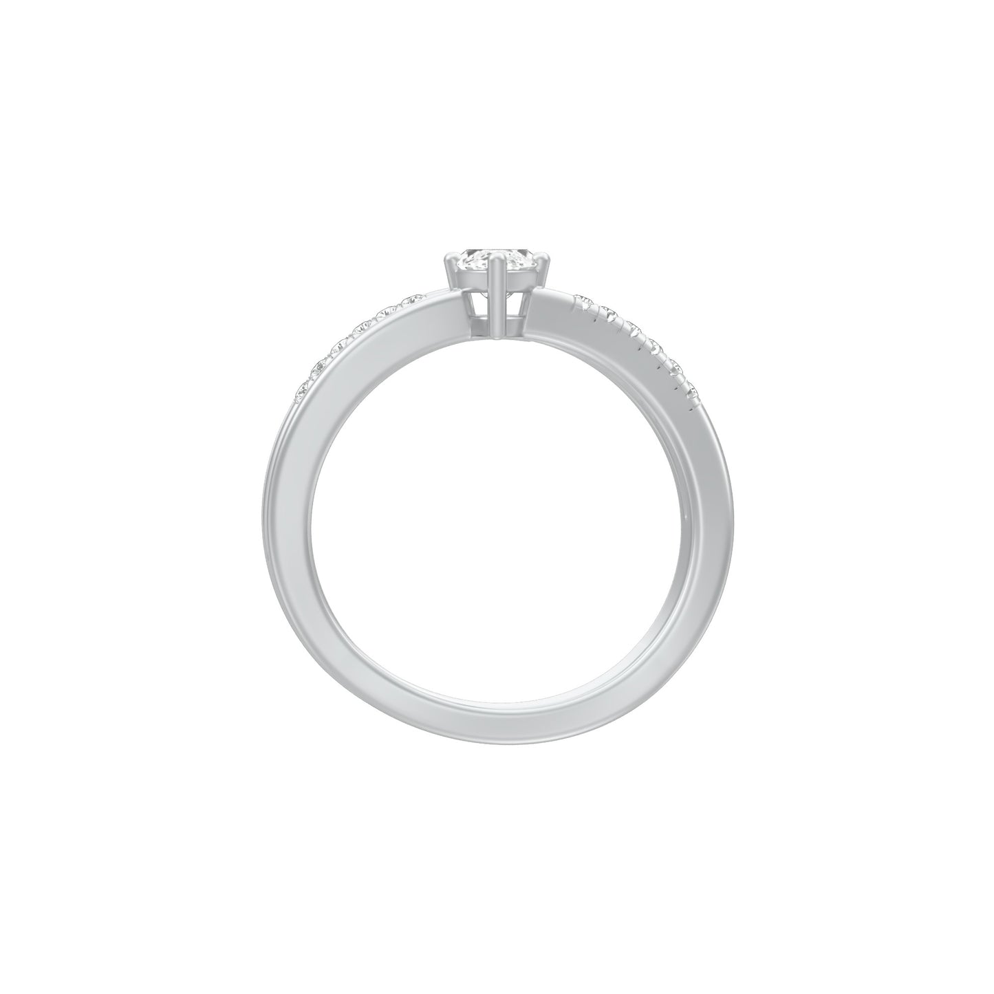 KI-LR00114 18 KT / White Gold / 18