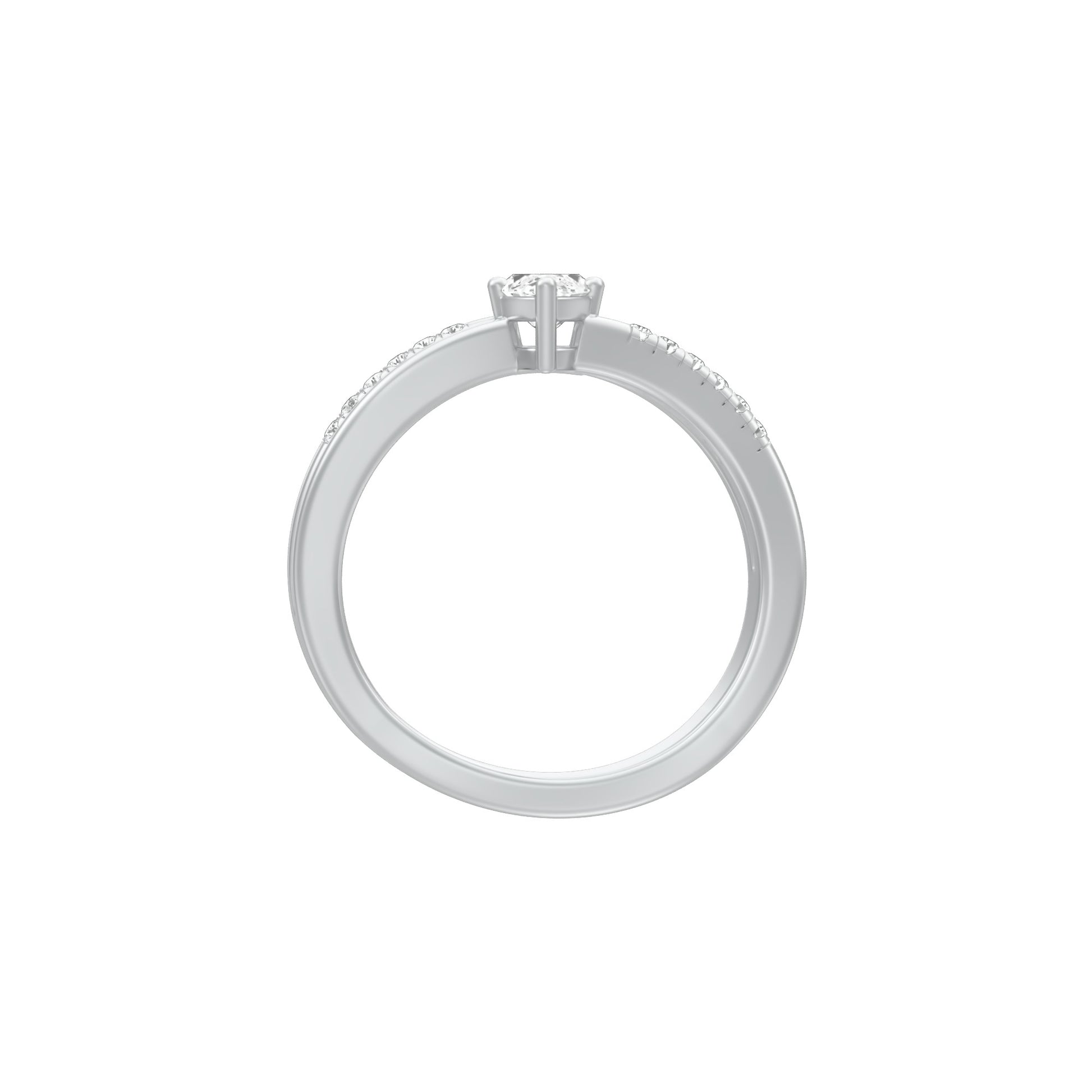 KI-LR00114 18 KT / White Gold / 18