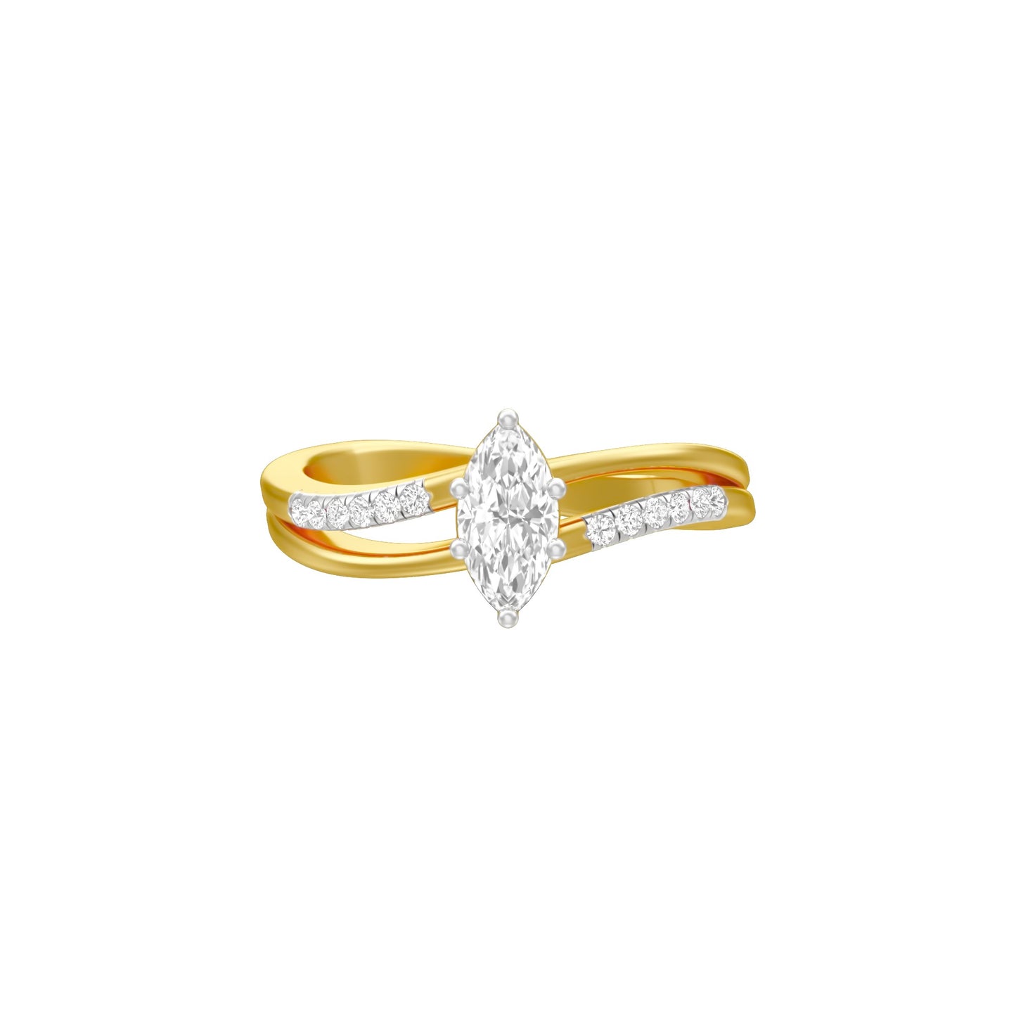 KI-LR00114 18 KT / Yellow Gold / 18