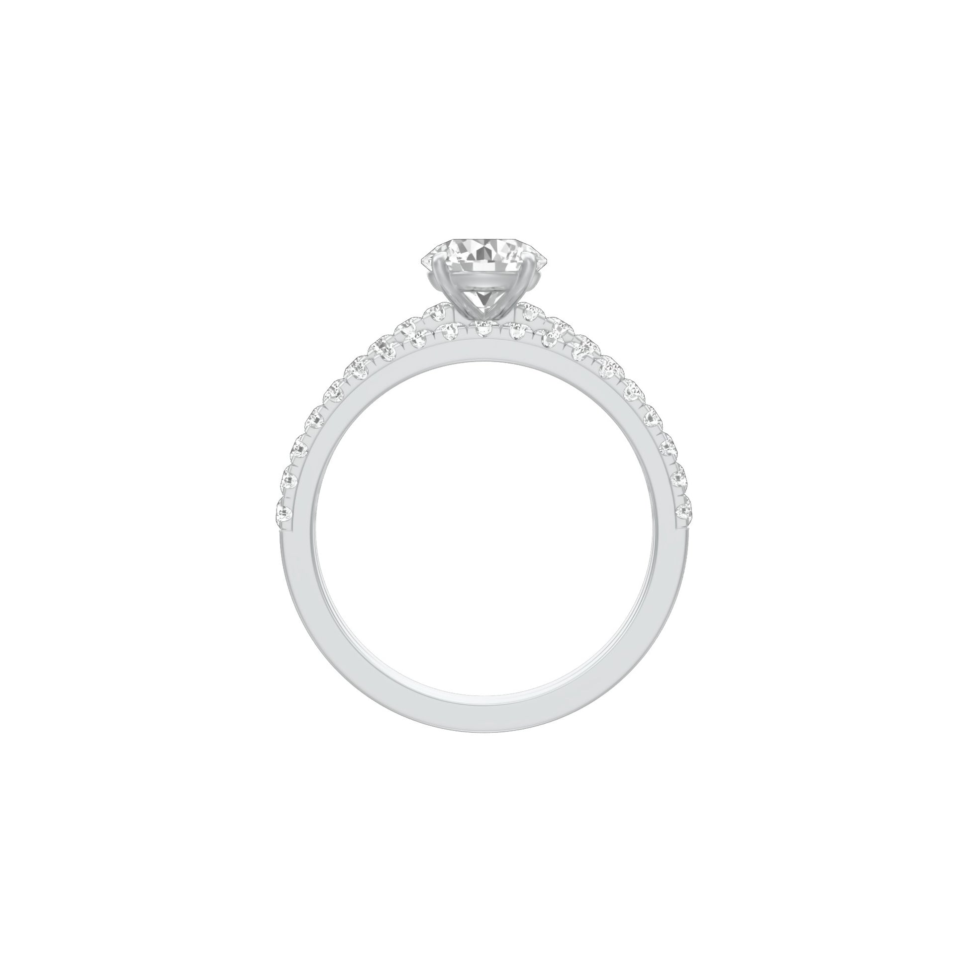 KI-LR00161-RB-100 18 KT / White Gold / 18