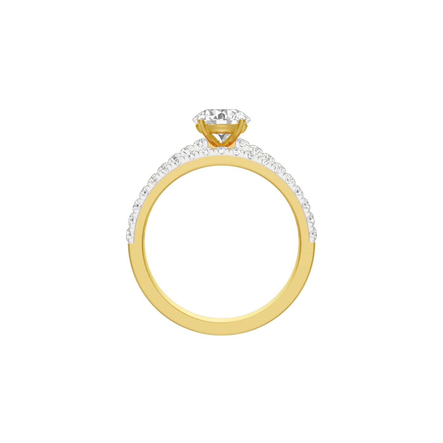 KI-LR00161-RB-100 18 KT / Yellow Gold / 18