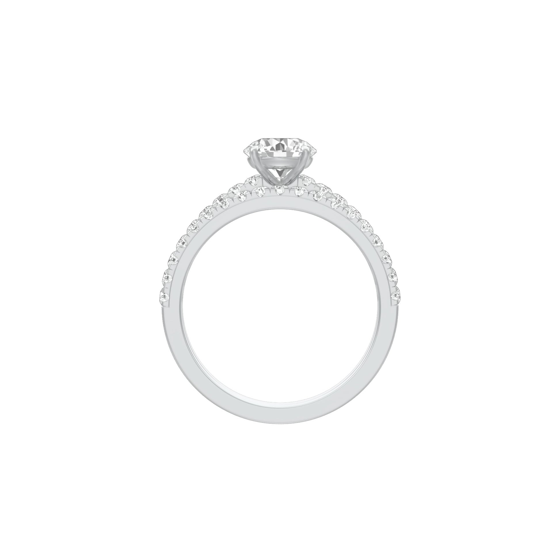 KI-LR00161-RB-150 18 KT / White Gold / 18