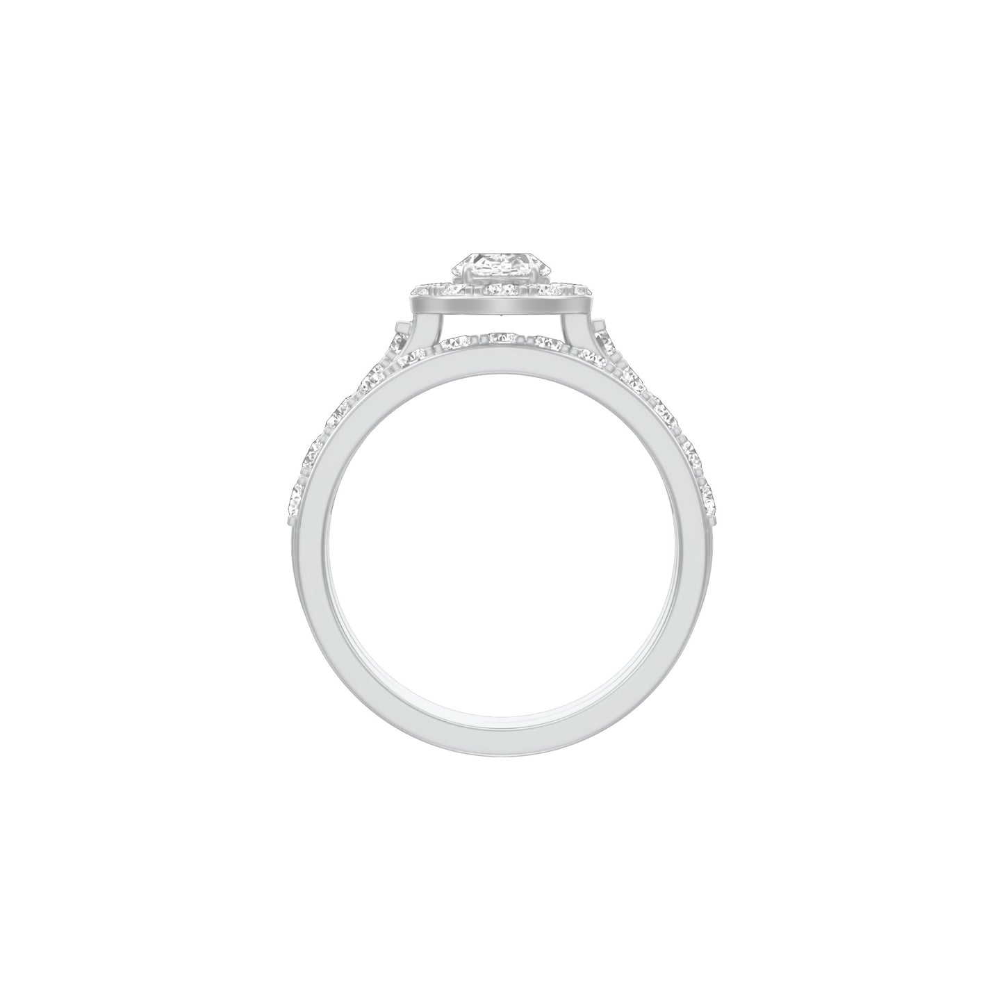 KI-LR00163-A 18 KT / White Gold / 18