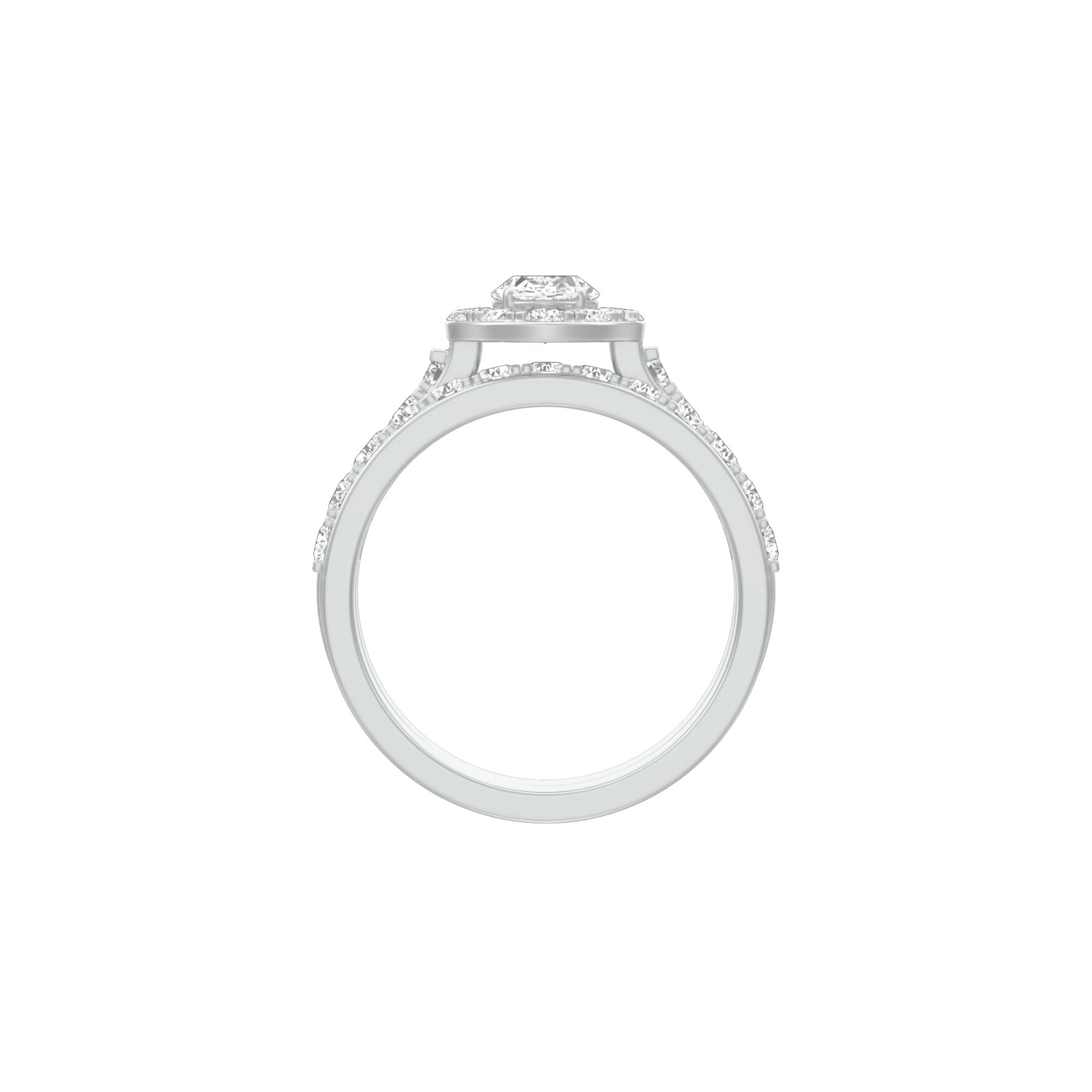 KI-LR00163-A 18 KT / White Gold / 18