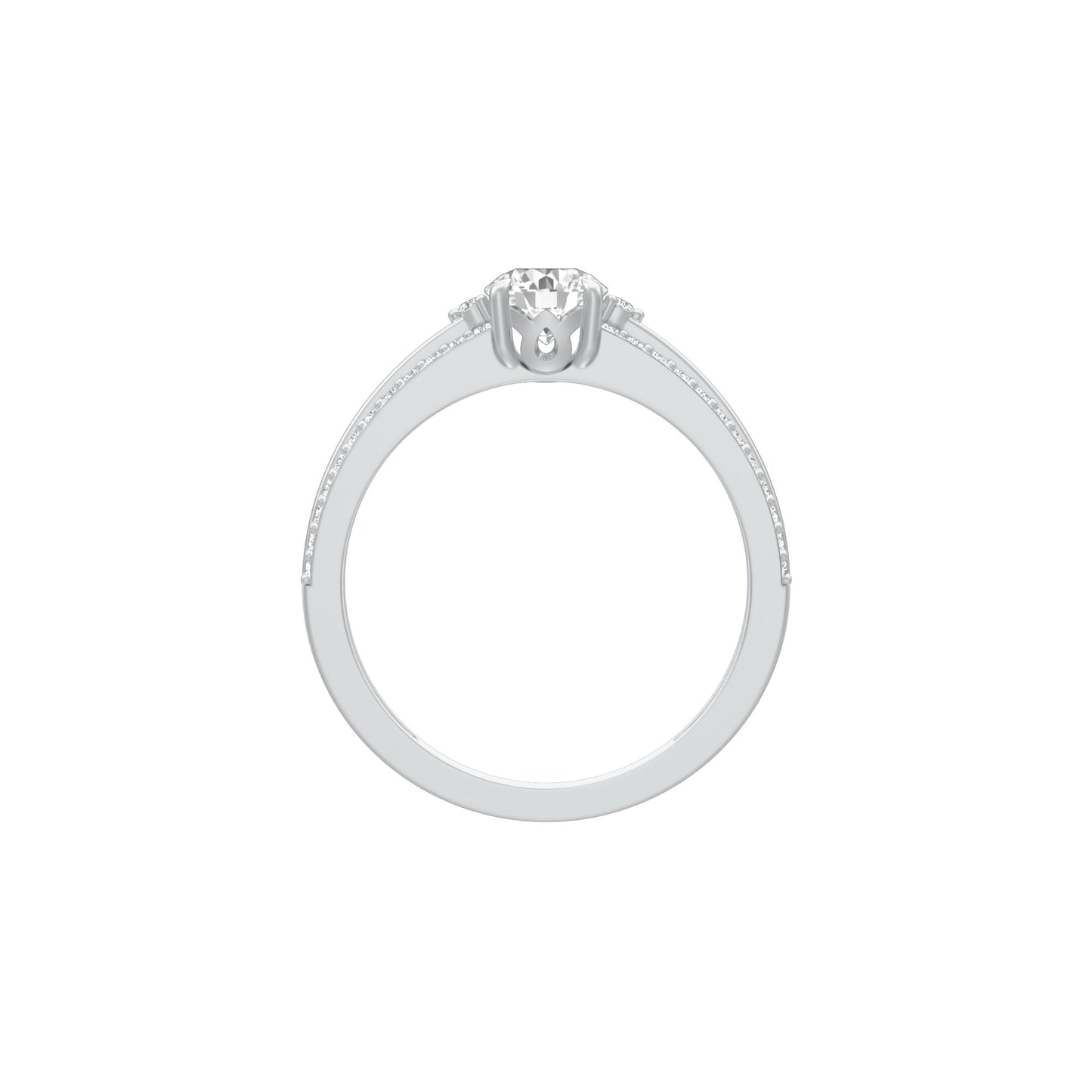 KI-LR00226-050 18 KT / White Gold / 18