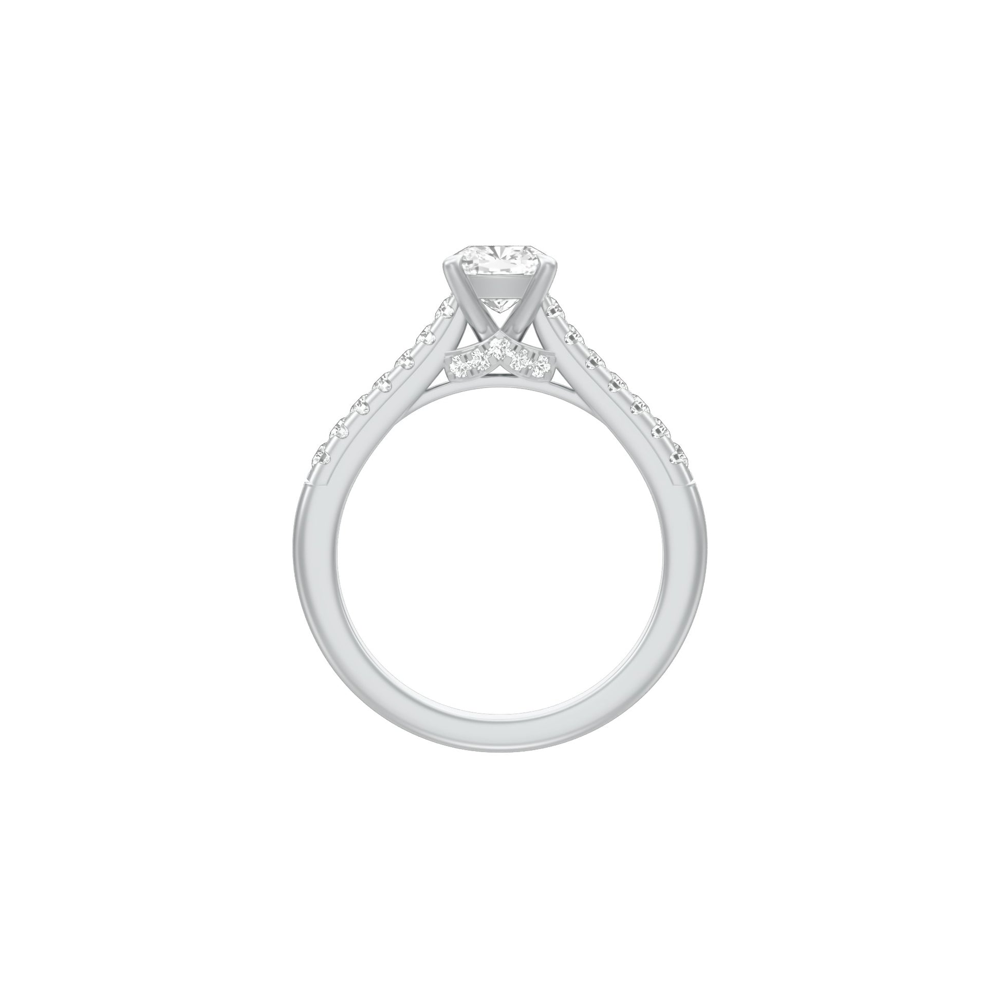 KI-LR00299 18 KT / White Gold / 18