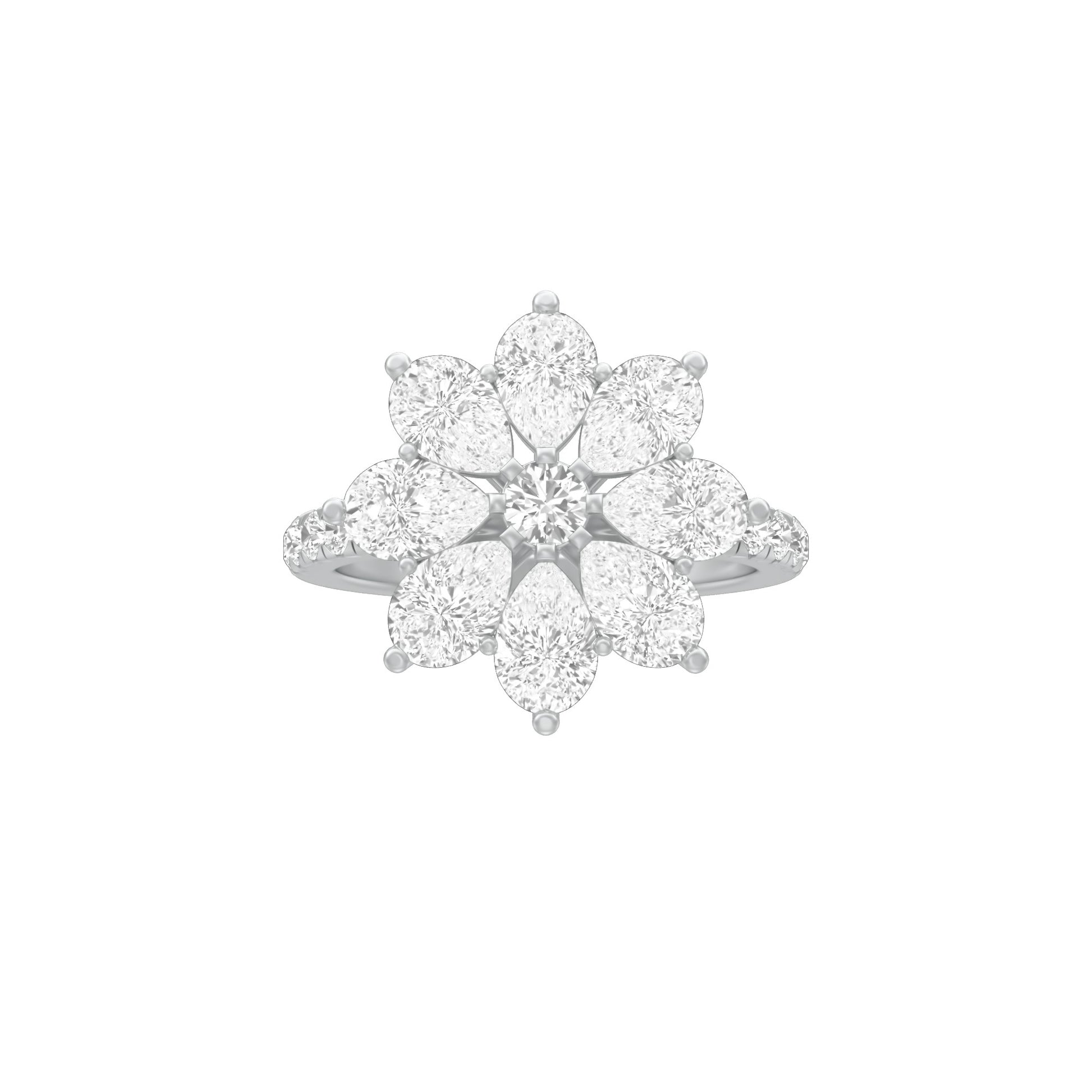 KI-LR00377 18 KT / White Gold / 18