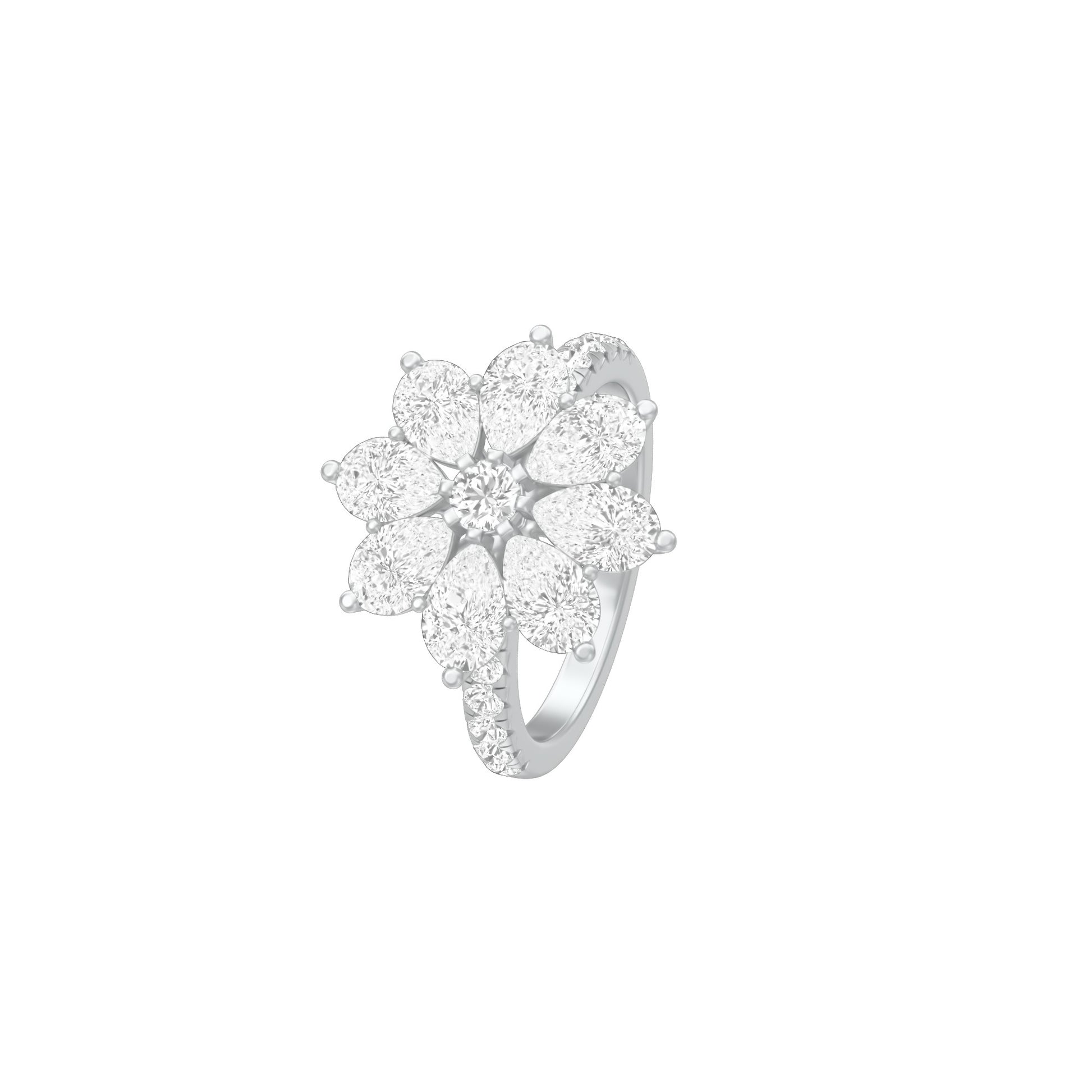 KI-LR00377 18 KT / White Gold / 18