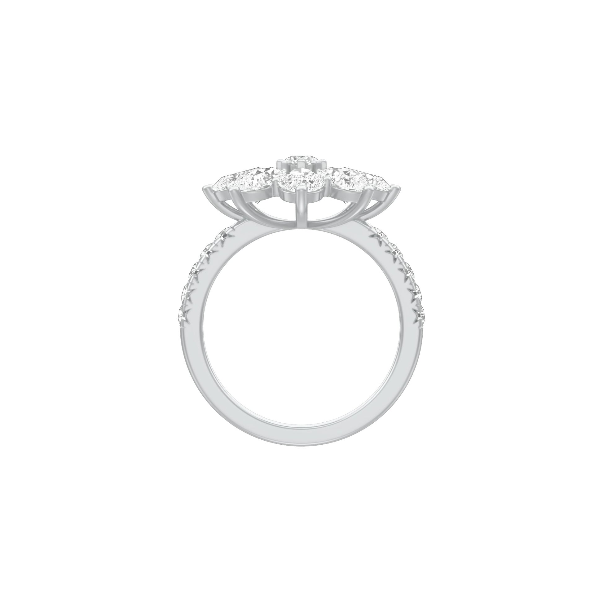 KI-LR00377 18 KT / White Gold / 18