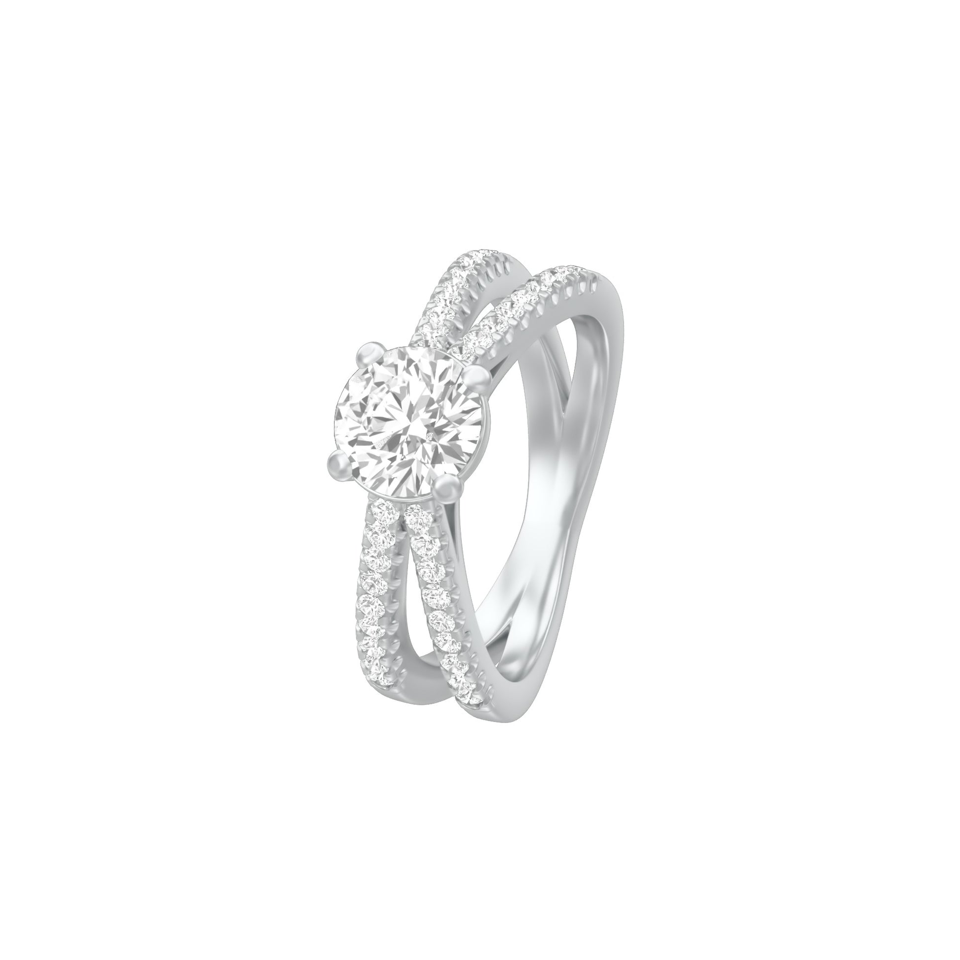 KI-LR00416-100 18 KT / White Gold / 18