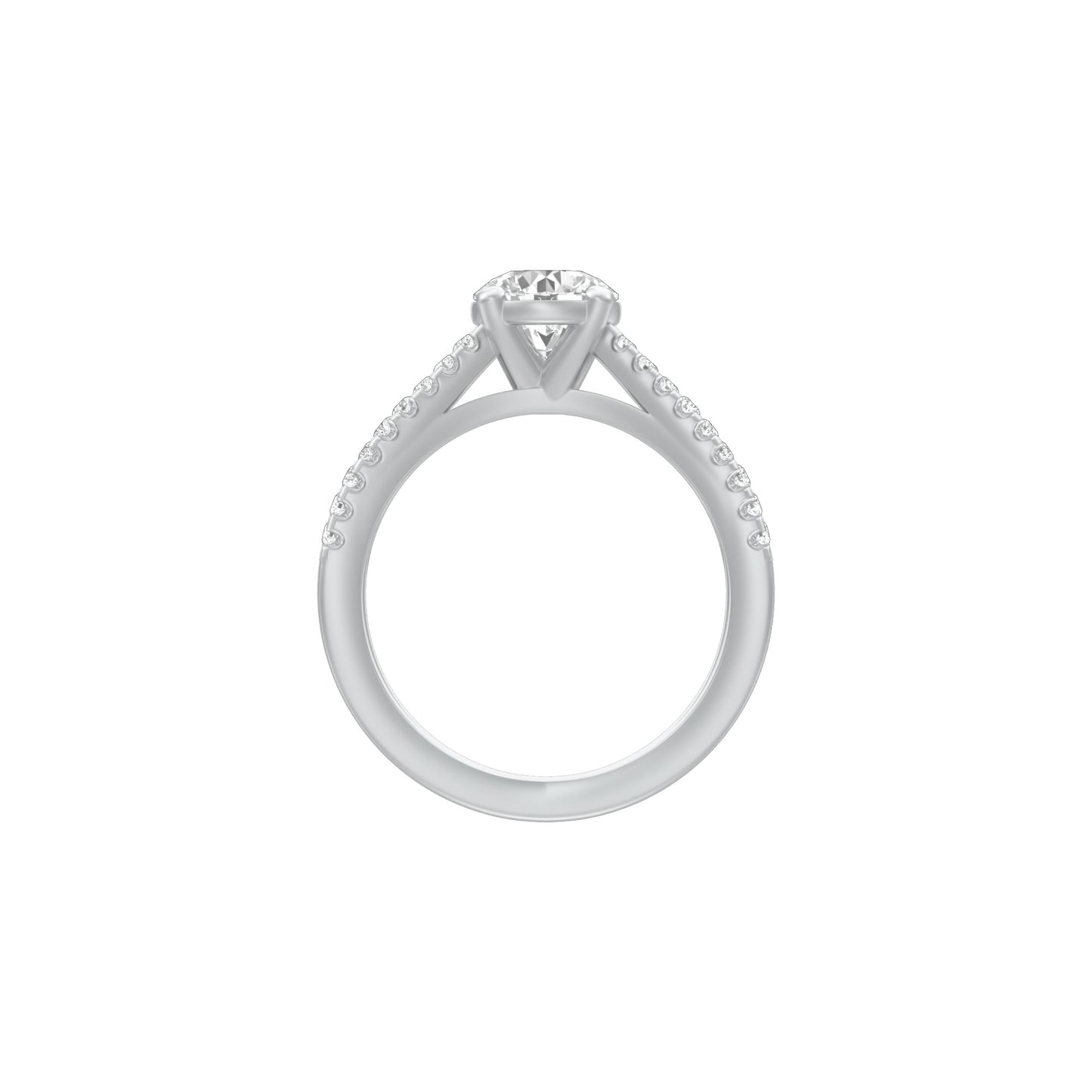 KI-LR00416-100 18 KT / White Gold / 18