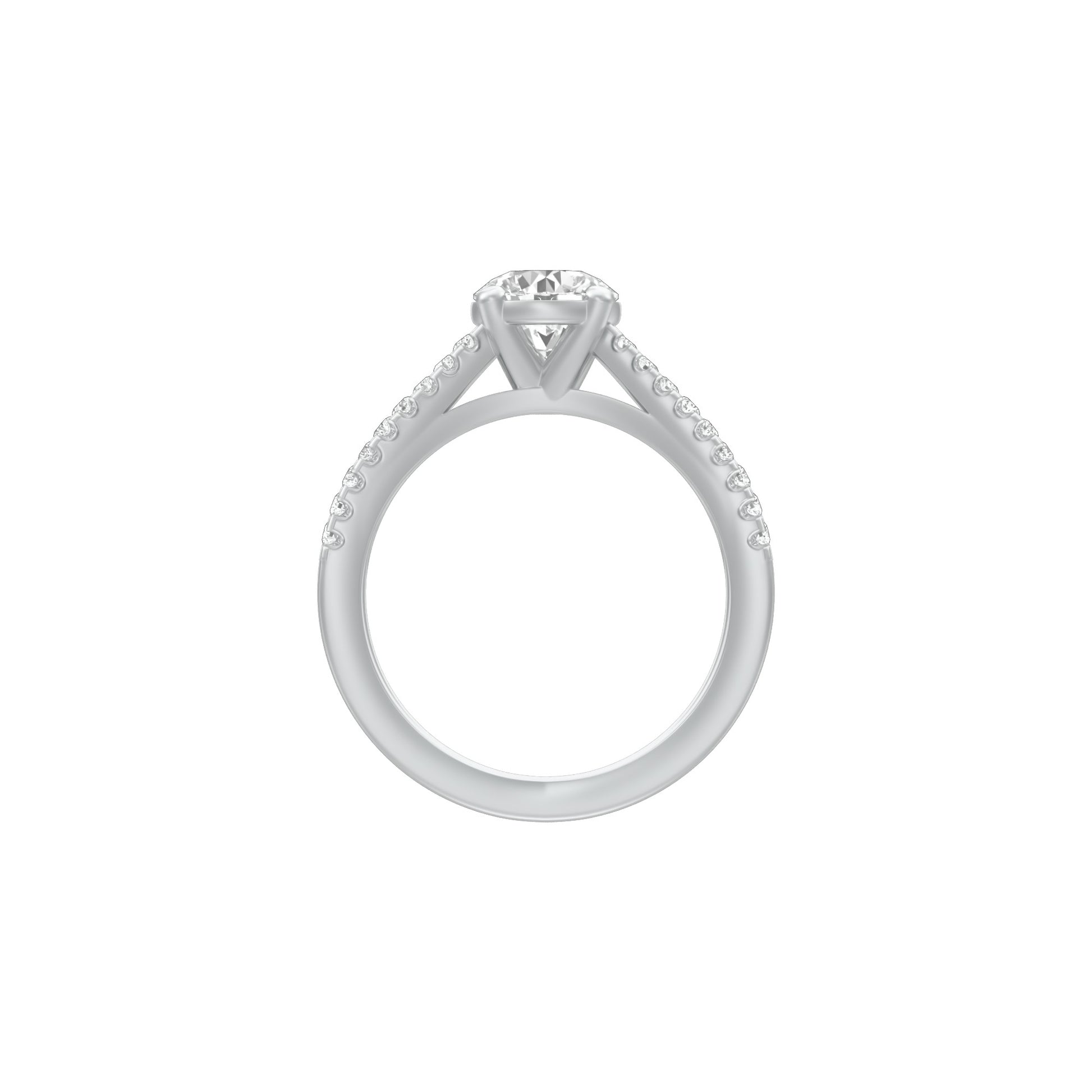 KI-LR00416-100 18 KT / White Gold / 18