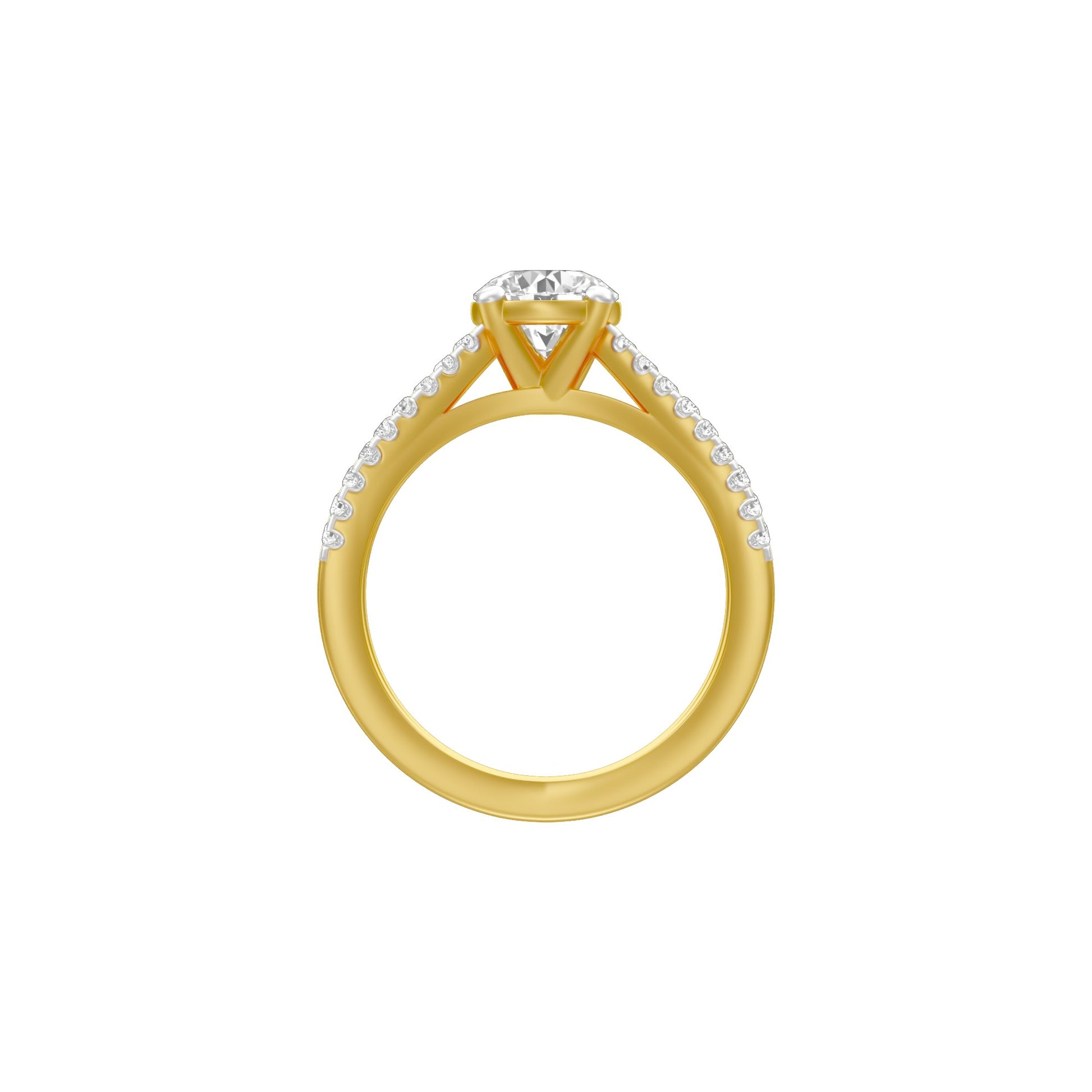 KI-LR00416-100 18 KT / Yellow Gold / 18