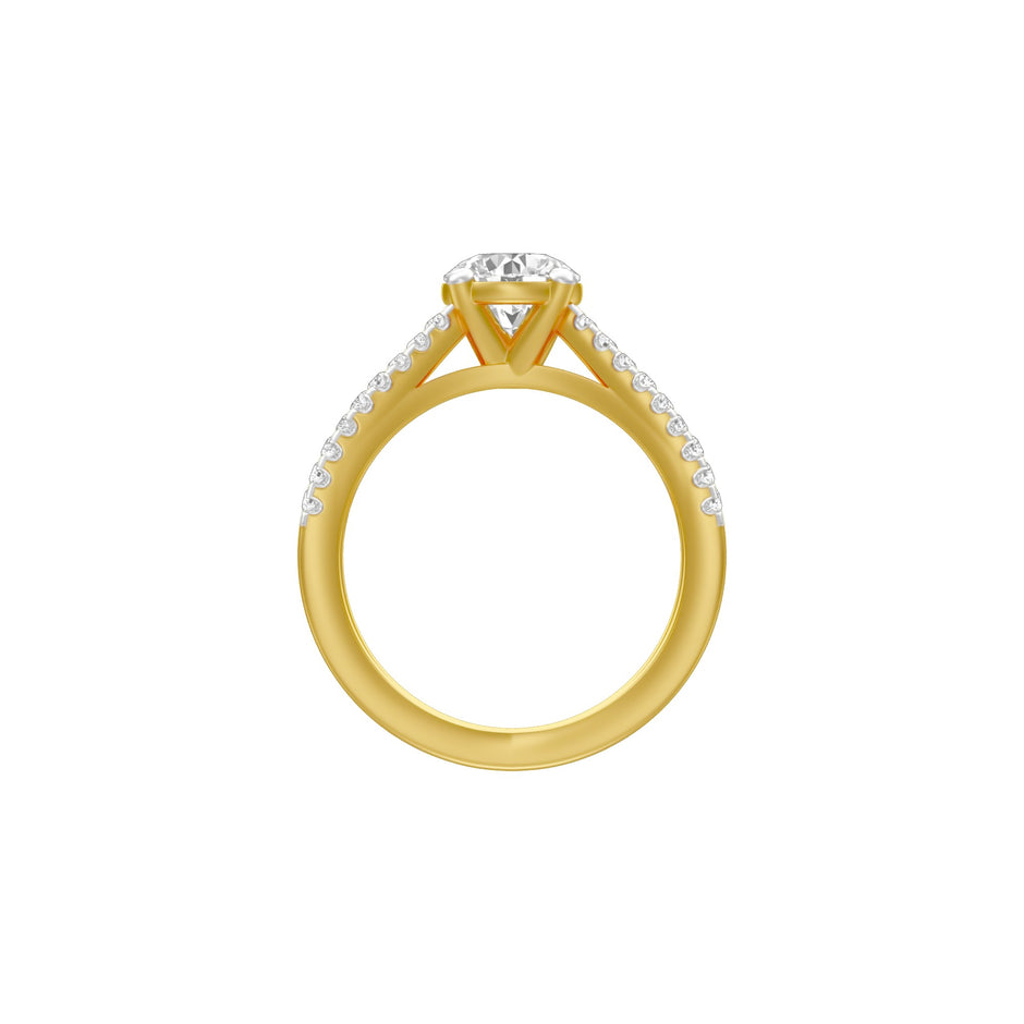KI-LR00416-100 18 KT / Yellow Gold / 18