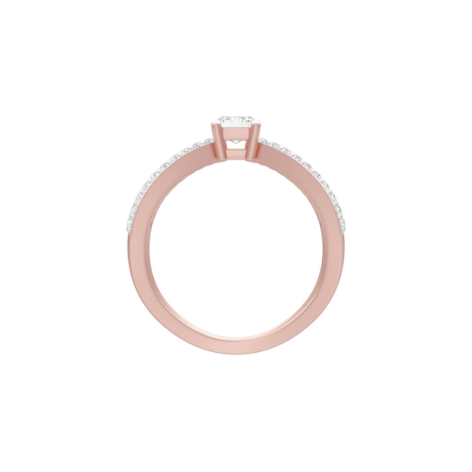 KI-LR00418-050 18 KT / Rose Gold / 18