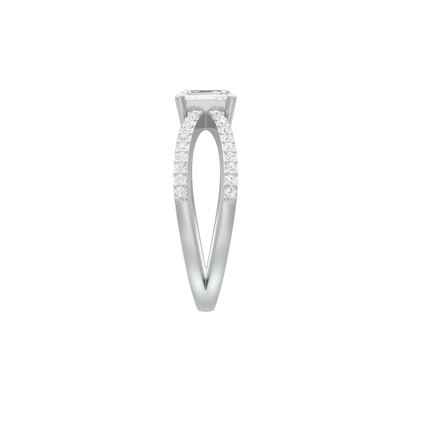 KI-LR00418-050 18 KT / White Gold / 18