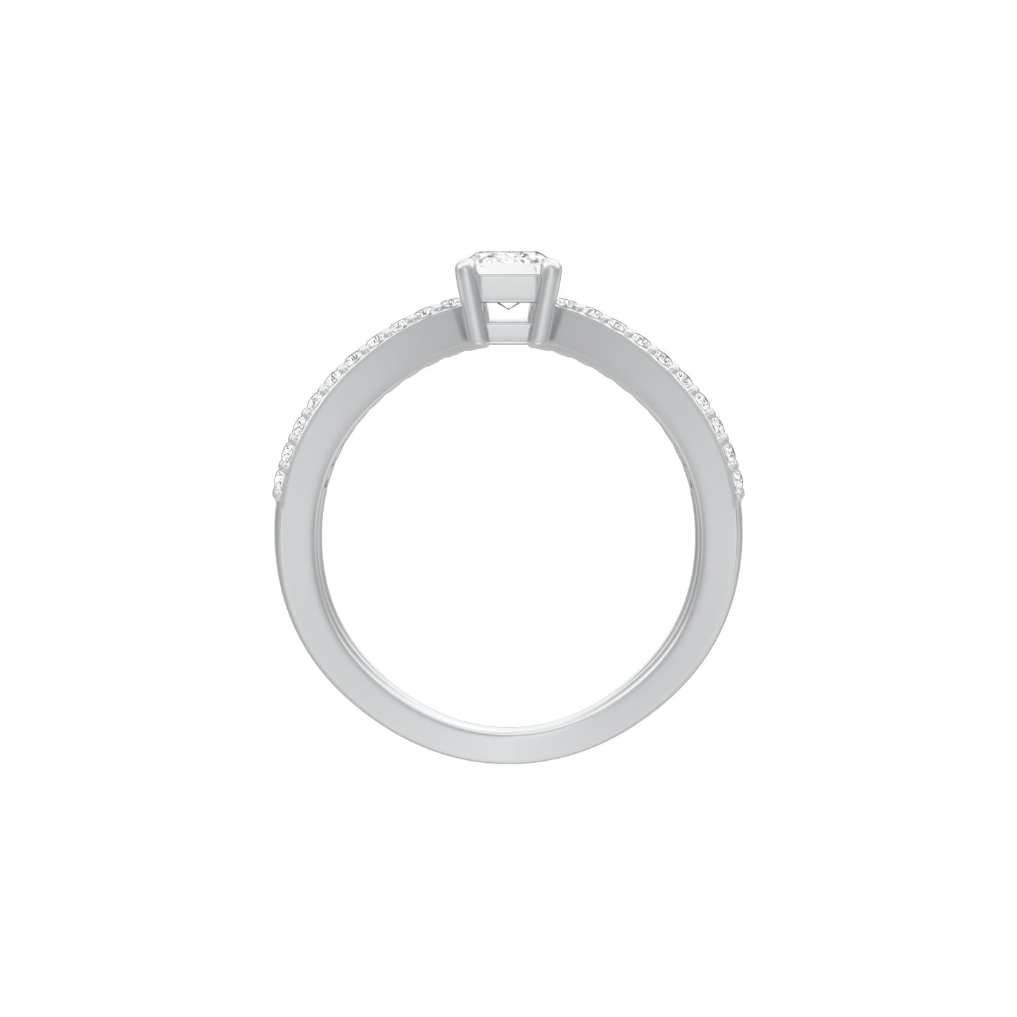 KI-LR00418-050 18 KT / White Gold / 18
