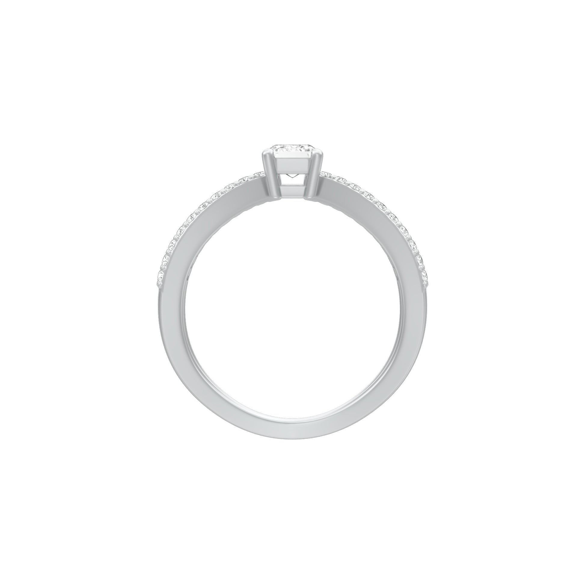 KI-LR00418-050 18 KT / White Gold / 18