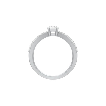 KI-LR00418-050 18 KT / White Gold / 18
