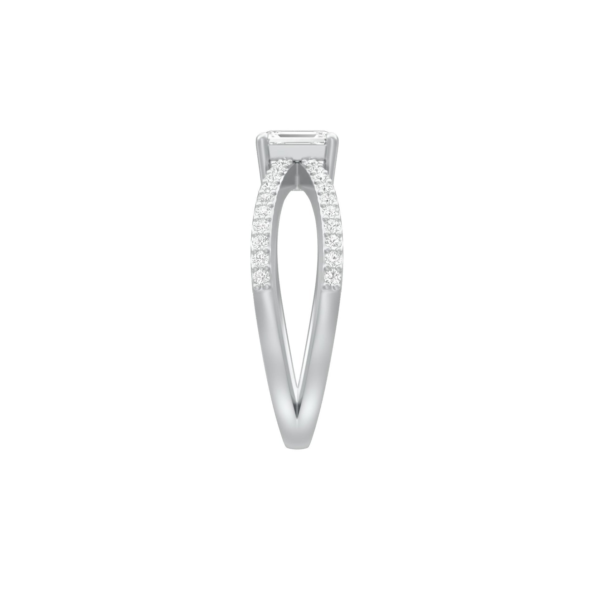 KI-LR00420-EM-050 18 KT / White Gold / 18