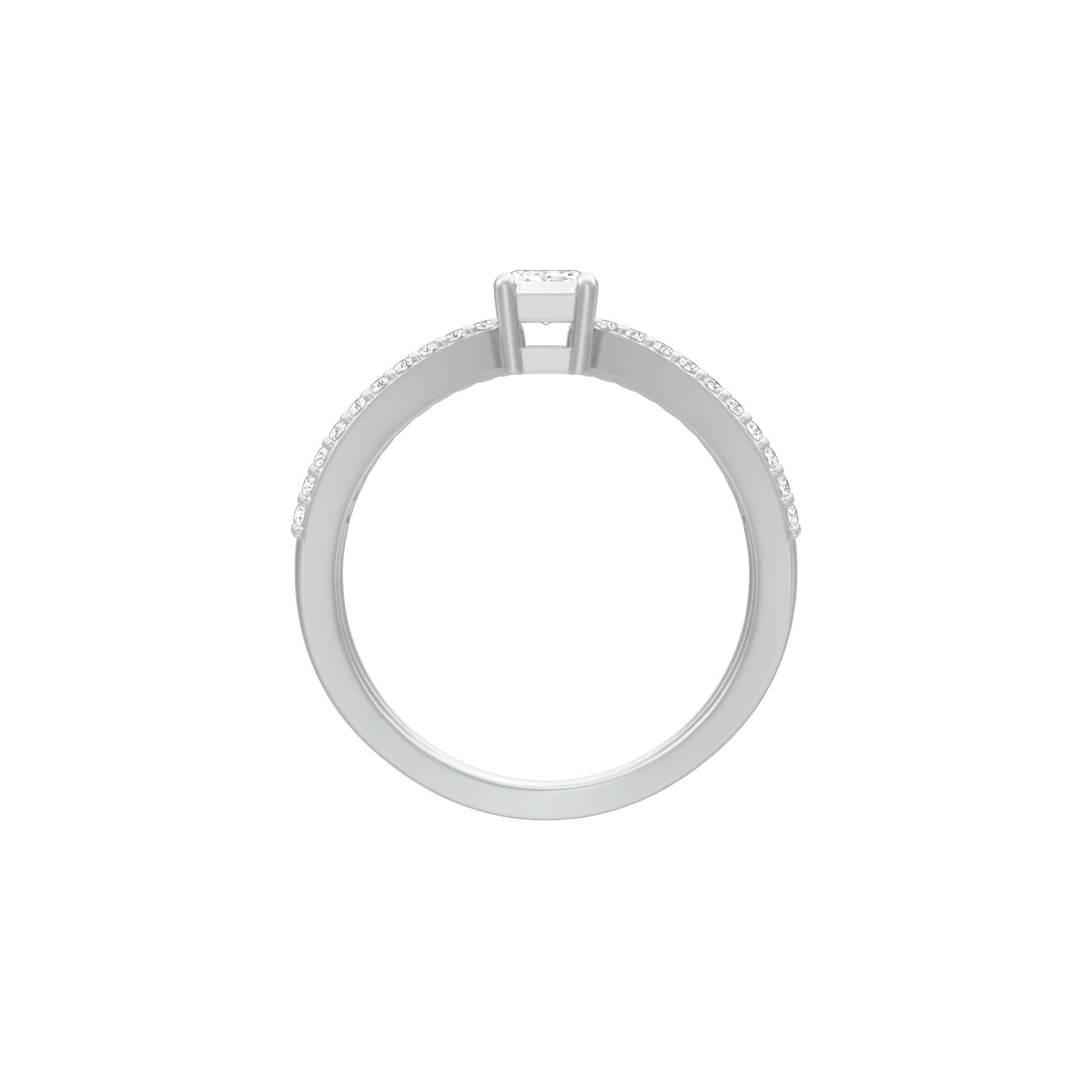KI-LR00420-EM-050 18 KT / White Gold / 18