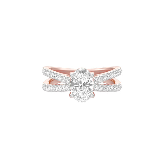 KI-LR00420-OV-100 18 KT / Rose Gold / 18