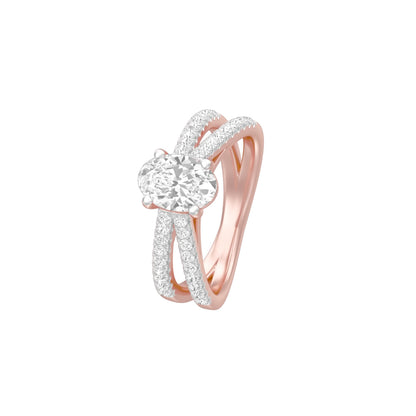 KI-LR00420-OV-100 18 KT / Rose Gold / 18