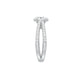 KI-LR00420-OV-100 18 KT / White Gold / 18