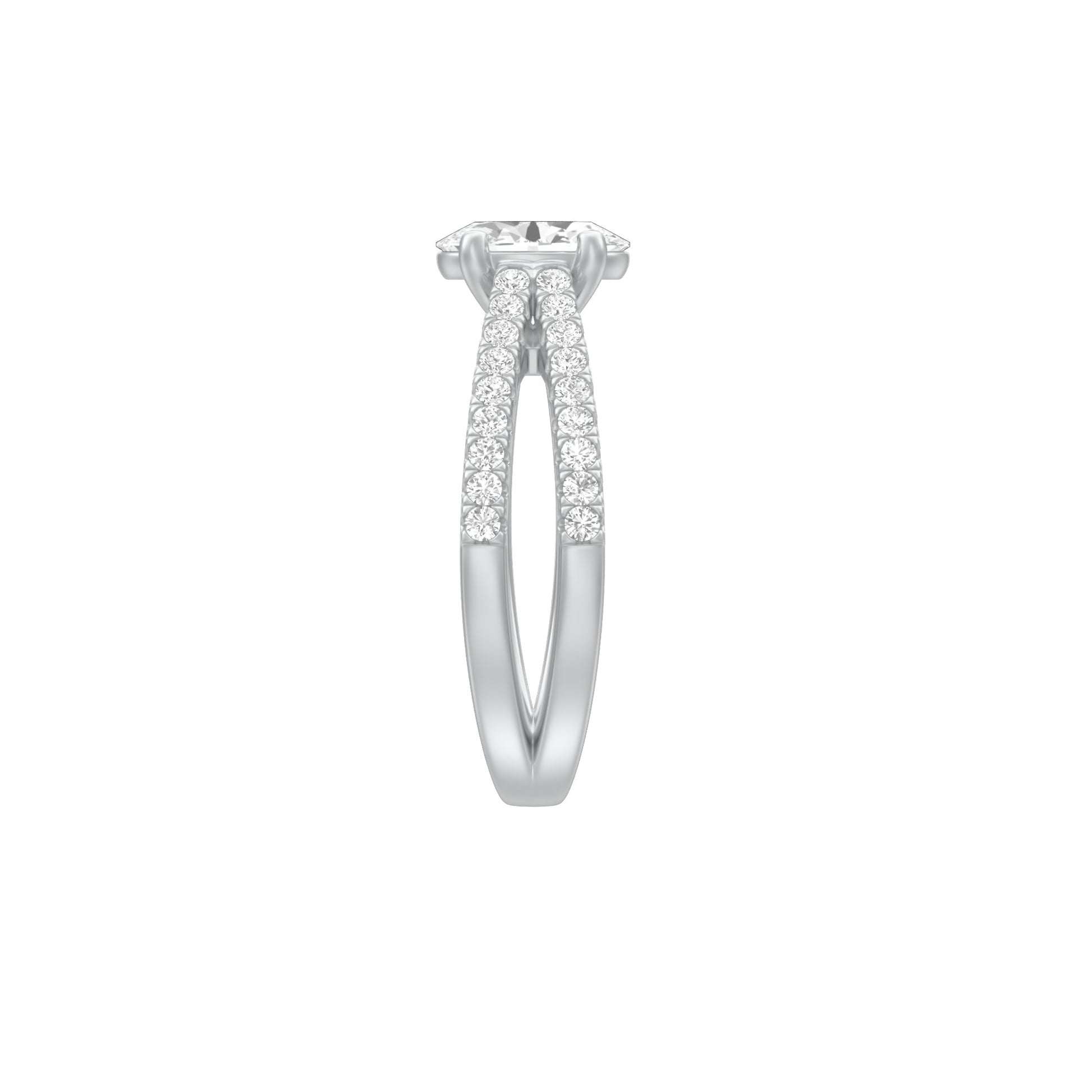 KI-LR00420-OV-100 18 KT / White Gold / 18