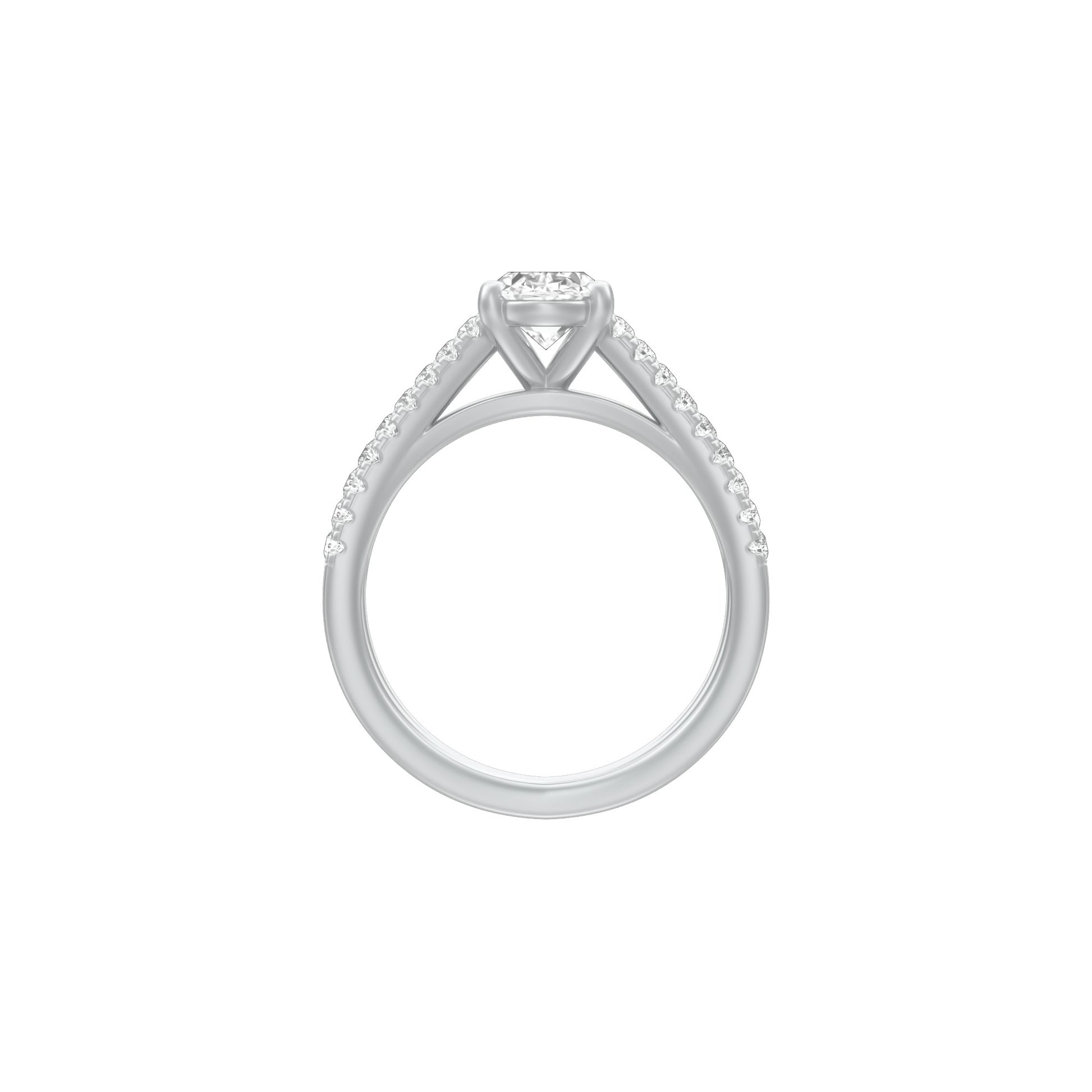 KI-LR00420-OV-100 18 KT / White Gold / 18