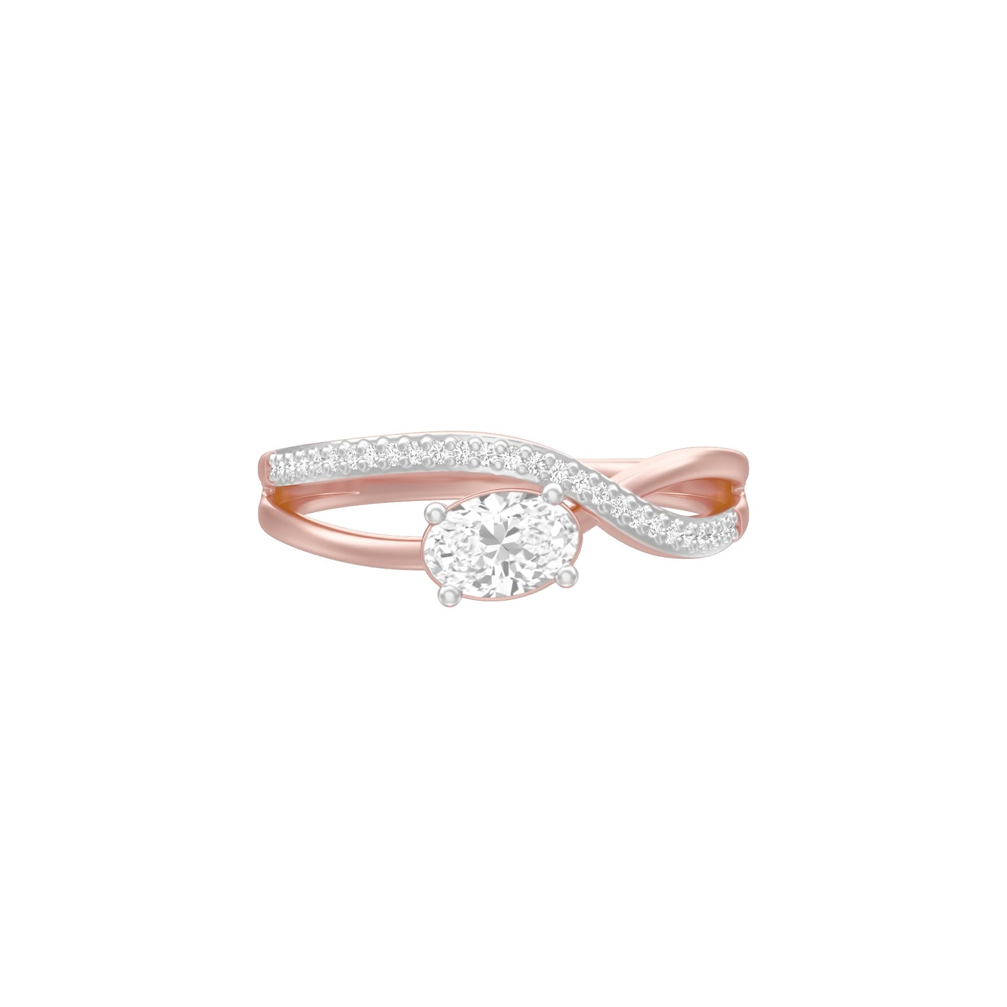 KI-LR00445-035 18 KT / Rose Gold / 18