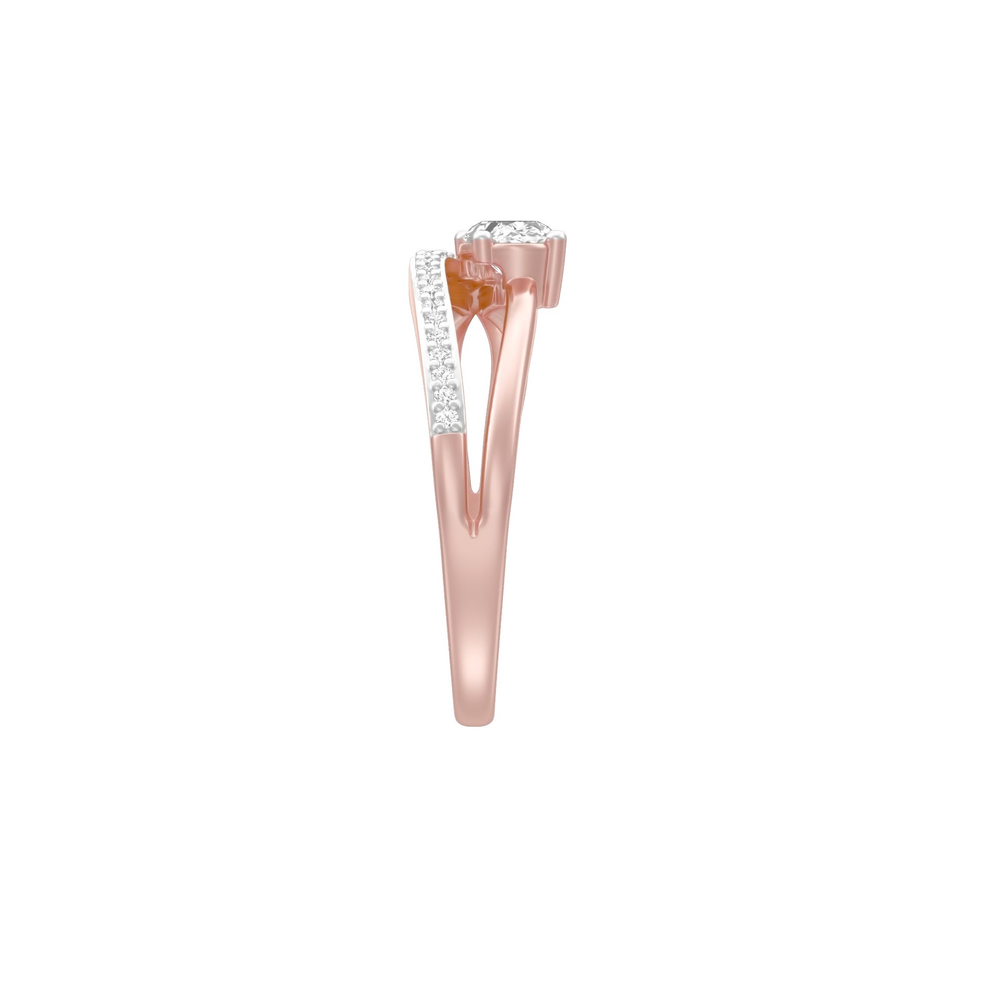KI-LR00445-035 18 KT / Rose Gold / 18