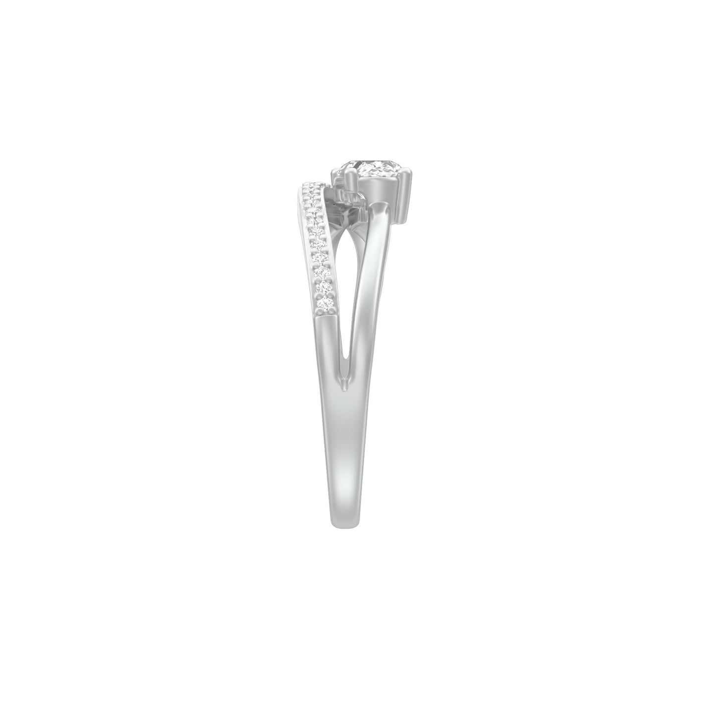 KI-LR00445-035 18 KT / White Gold / 18
