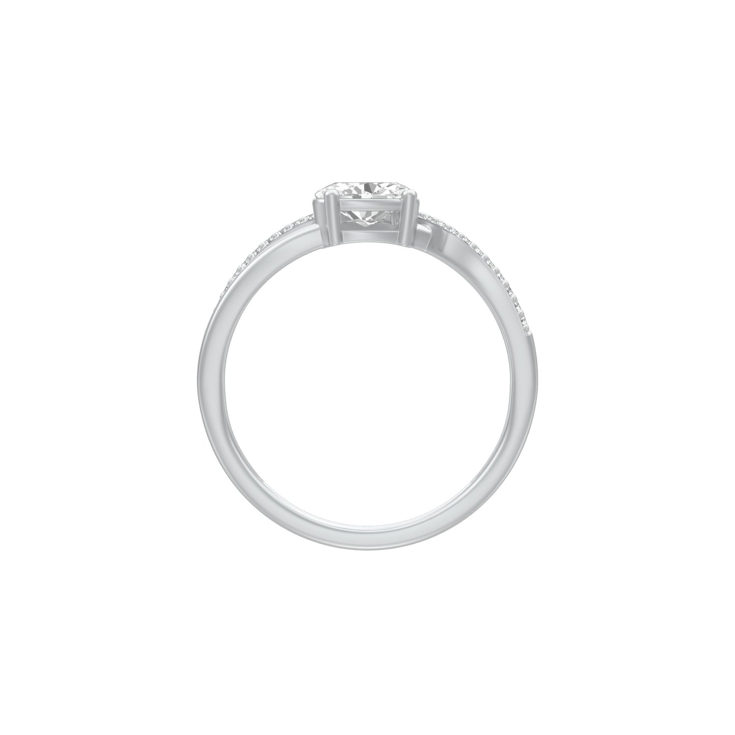 KI-LR00445-035 18 KT / White Gold / 18