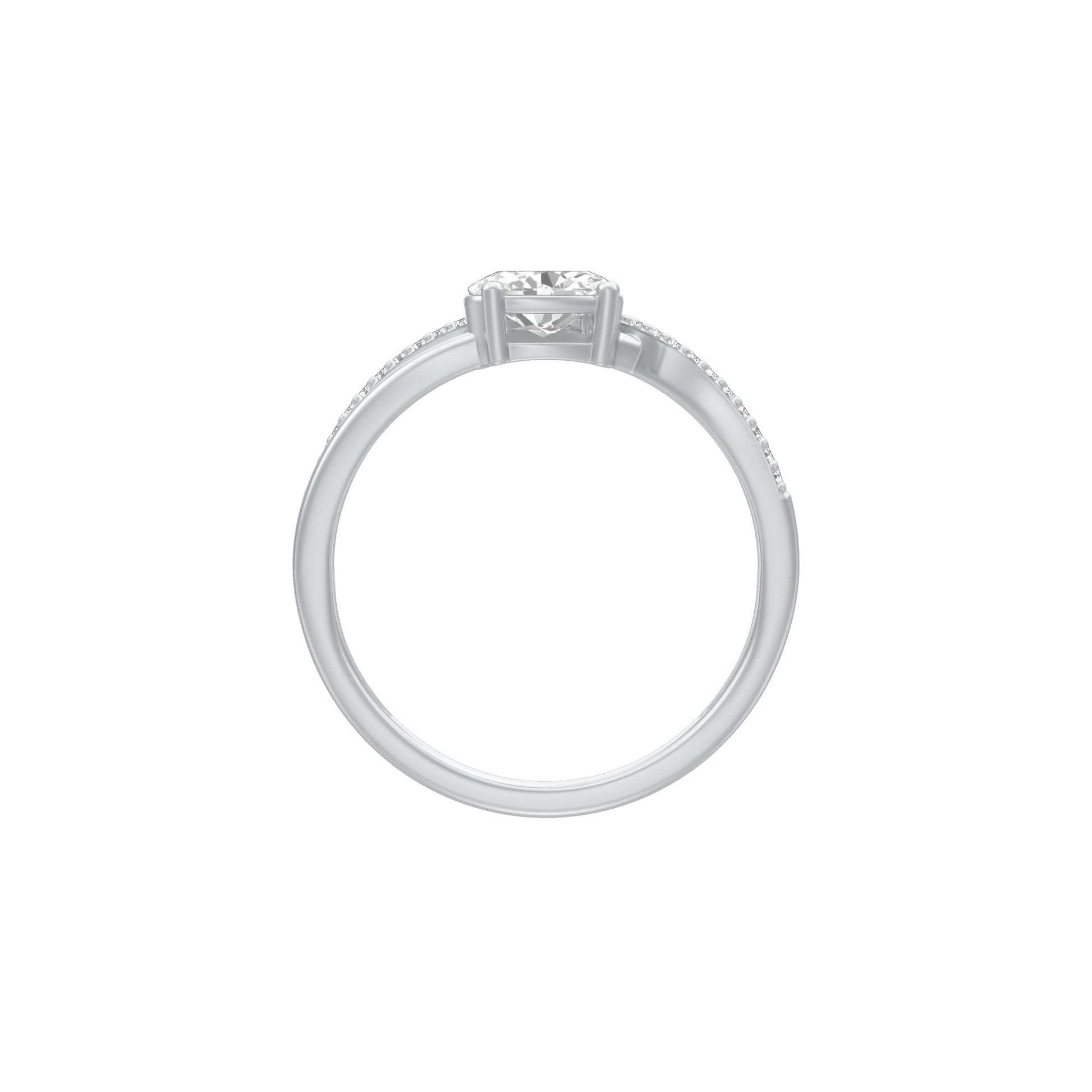 KI-LR00445-035 18 KT / White Gold / 18