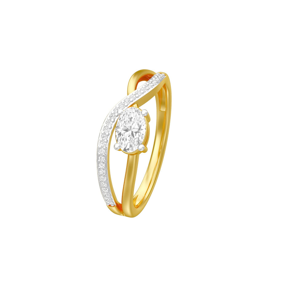 KI-LR00445-035 18 KT / Yellow Gold / 18