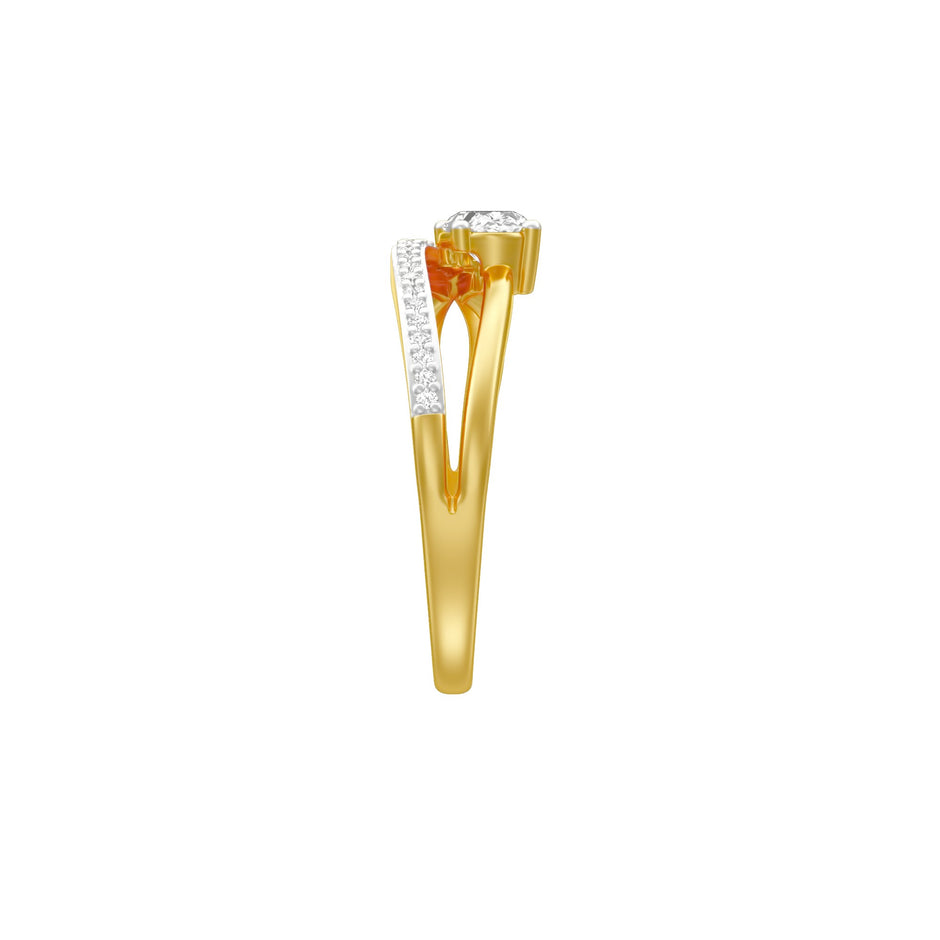 KI-LR00445-035 18 KT / Yellow Gold / 18