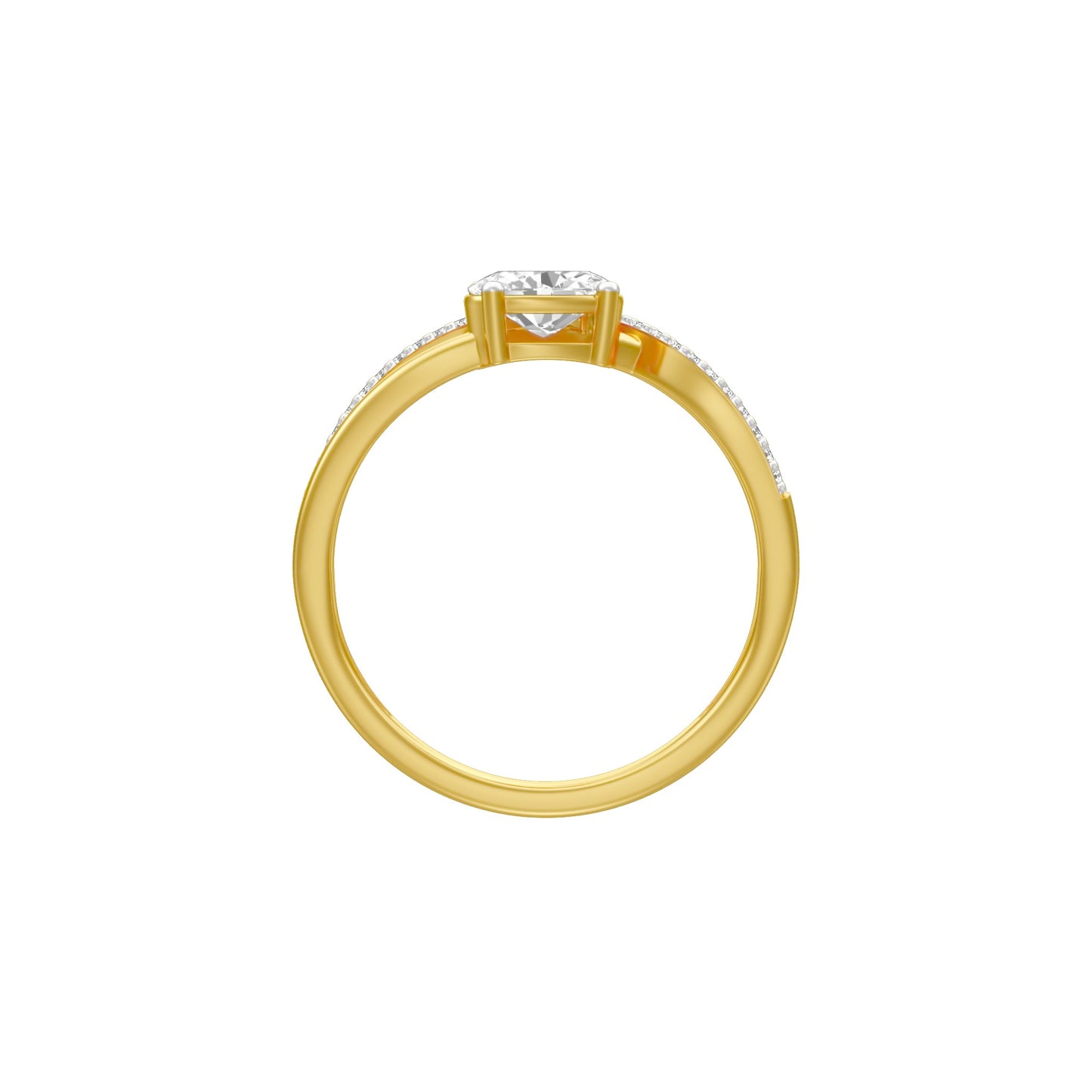 KI-LR00445-035 18 KT / Yellow Gold / 18