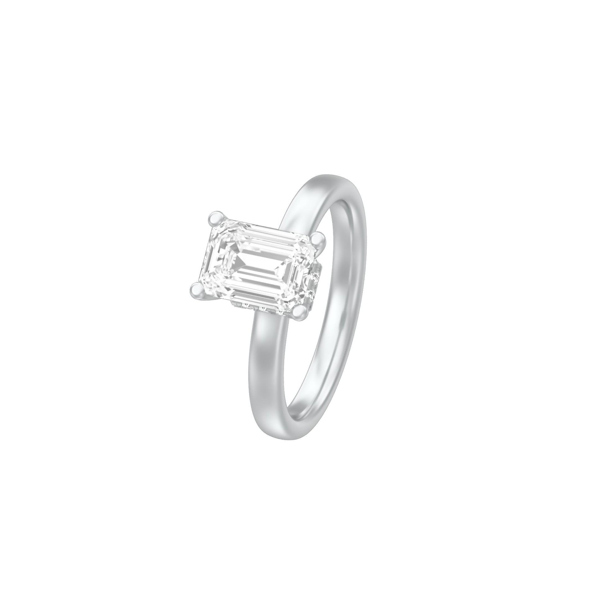 KI-LR00769-EM-190 18 KT / White Gold / 18