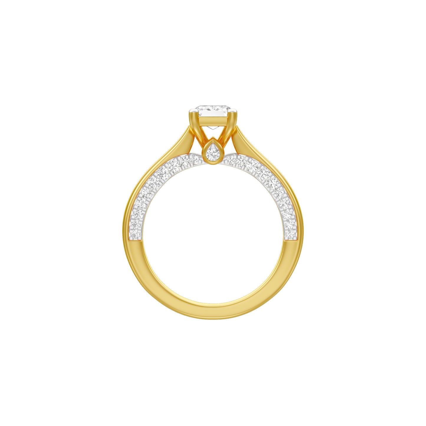 KI-LR00938-EM-100 18 KT / Yellow Gold / 18